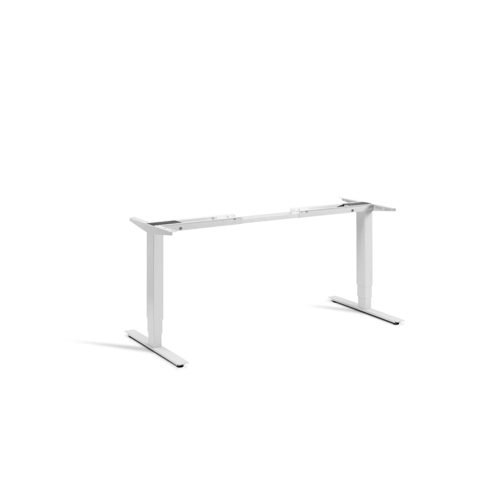 Quiet Motor Standing Desk with Light Grey Frame Only
