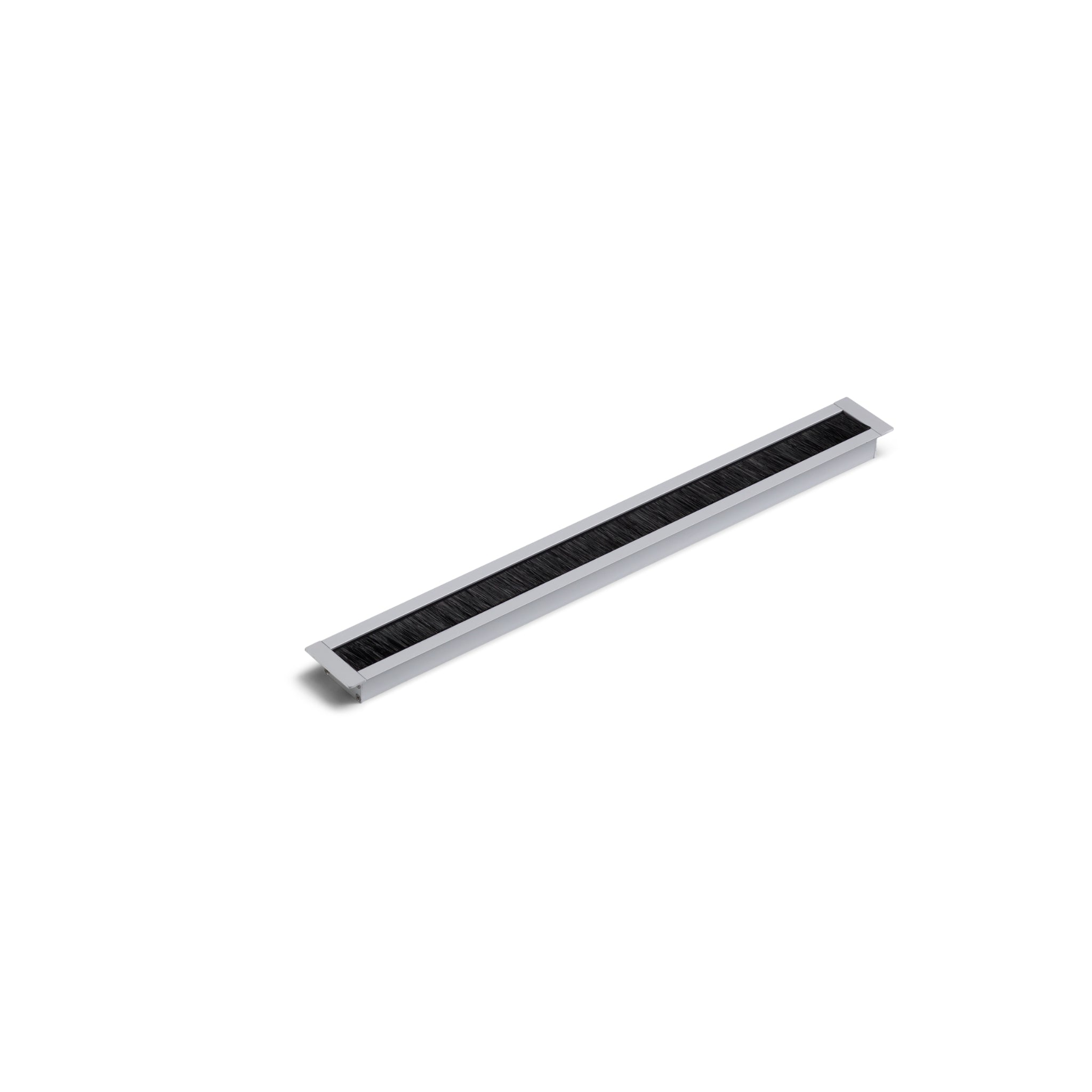 Rectangular Cable Port in Silver Finish